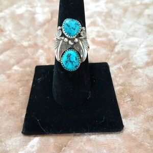 Sterling silver turquoise ring